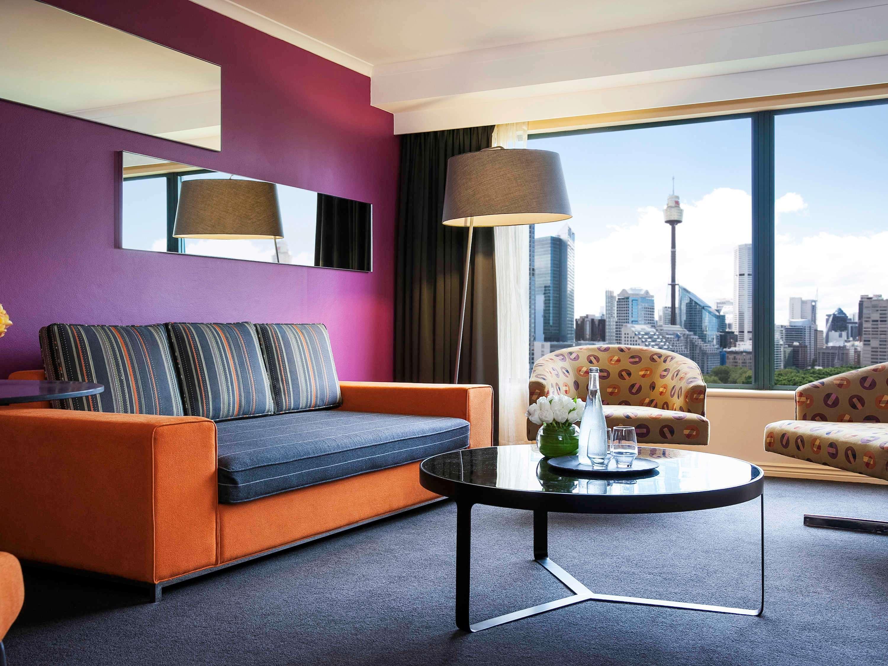 悉尼铂尔曼海德公园酒店 外观 照片 A suite at the Crowne Plaza Hotel, Sydney